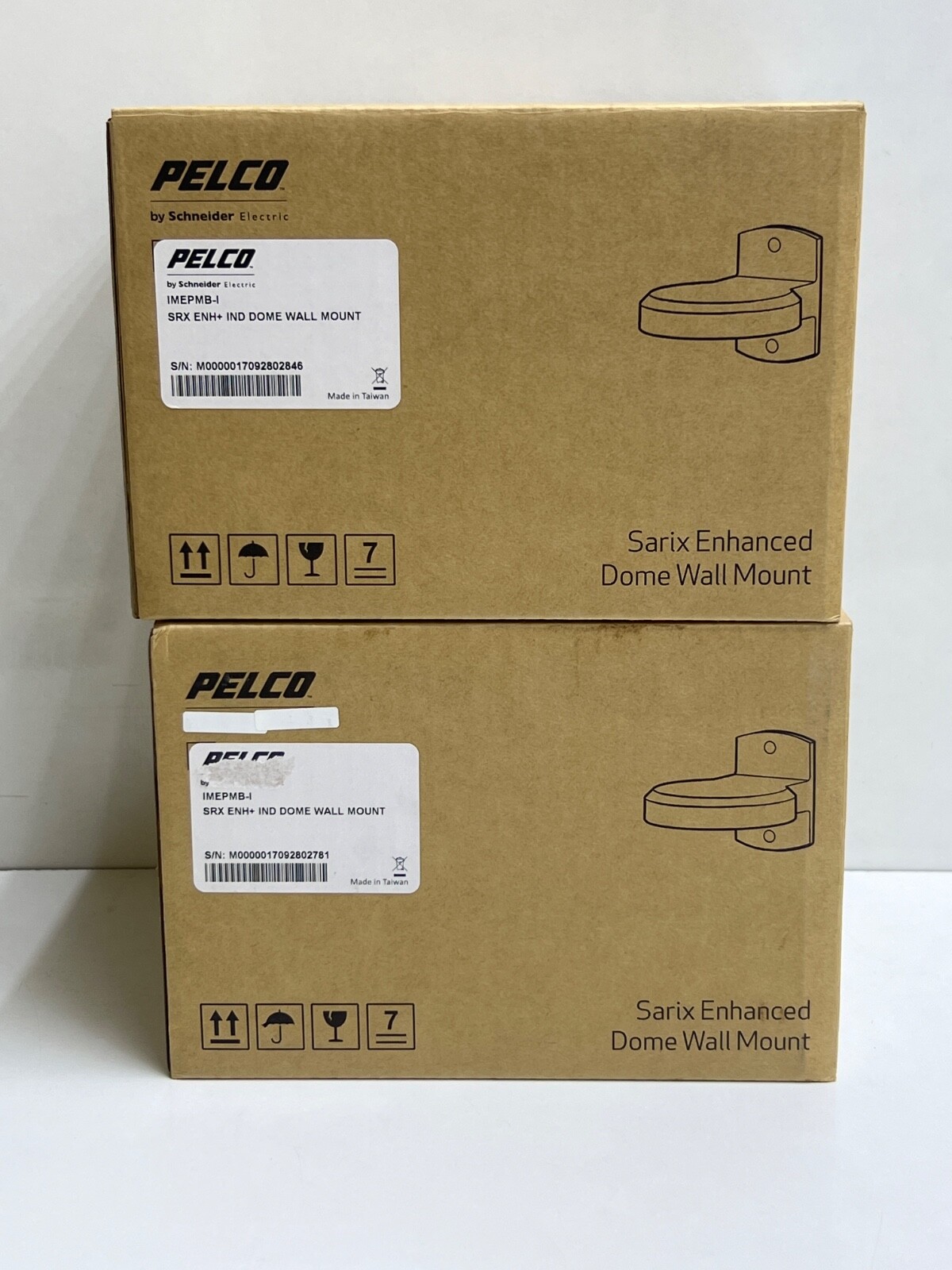 (Lot 2 Pcs) PELCO IMEPMB-I Sarix Enhanced, Indoor Dome, Wall Mount