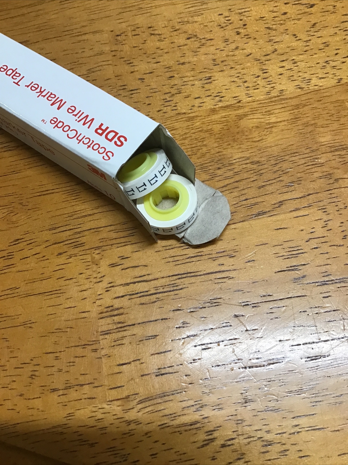 3M ScotchCode SDR T1 WIRE MARKER TAPE (BOX OF 10 Rolls) ***NEW OLD STOCK ITEM