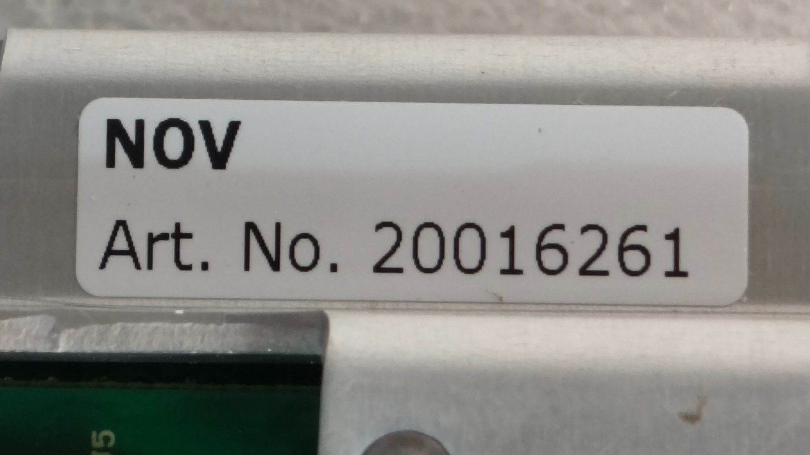 NOV 20016261 PCB FOR KEYPAD HW 750006300 SW 1.28 / NATIONAL OILWELL VARCO