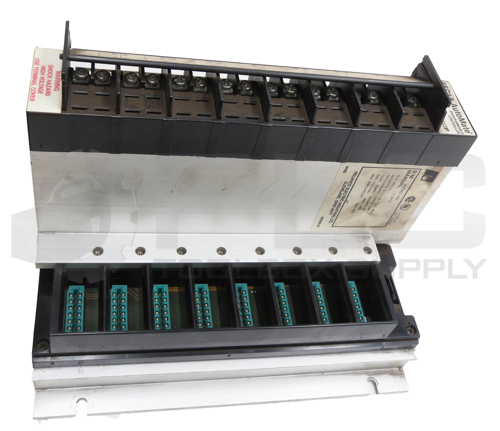 LOT OF 2 RELIANCE ELECTRIC 45C1A I/O RAIL 10A 300V 802802-7RD