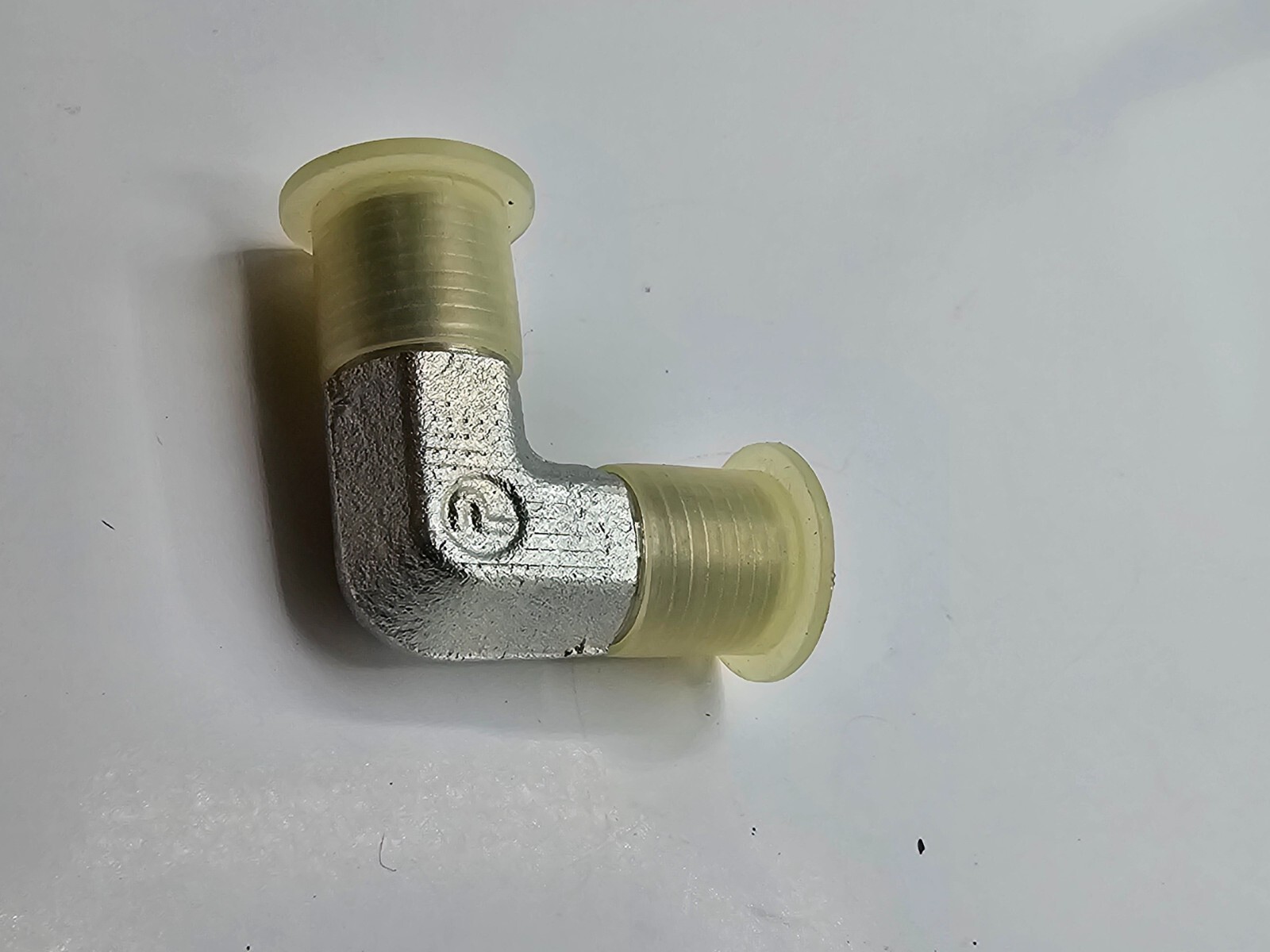 (QTY 5) Parker Male Pipe Elbow 1/4 Male X 1/4 Male NPTF Steel 1/4 CR-S