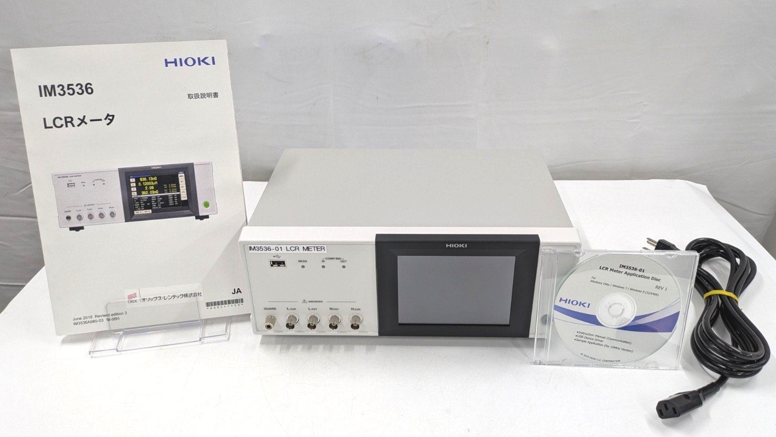 IM3536-01 [Operation Tested] LCR meter HIOKI S/N:220101532