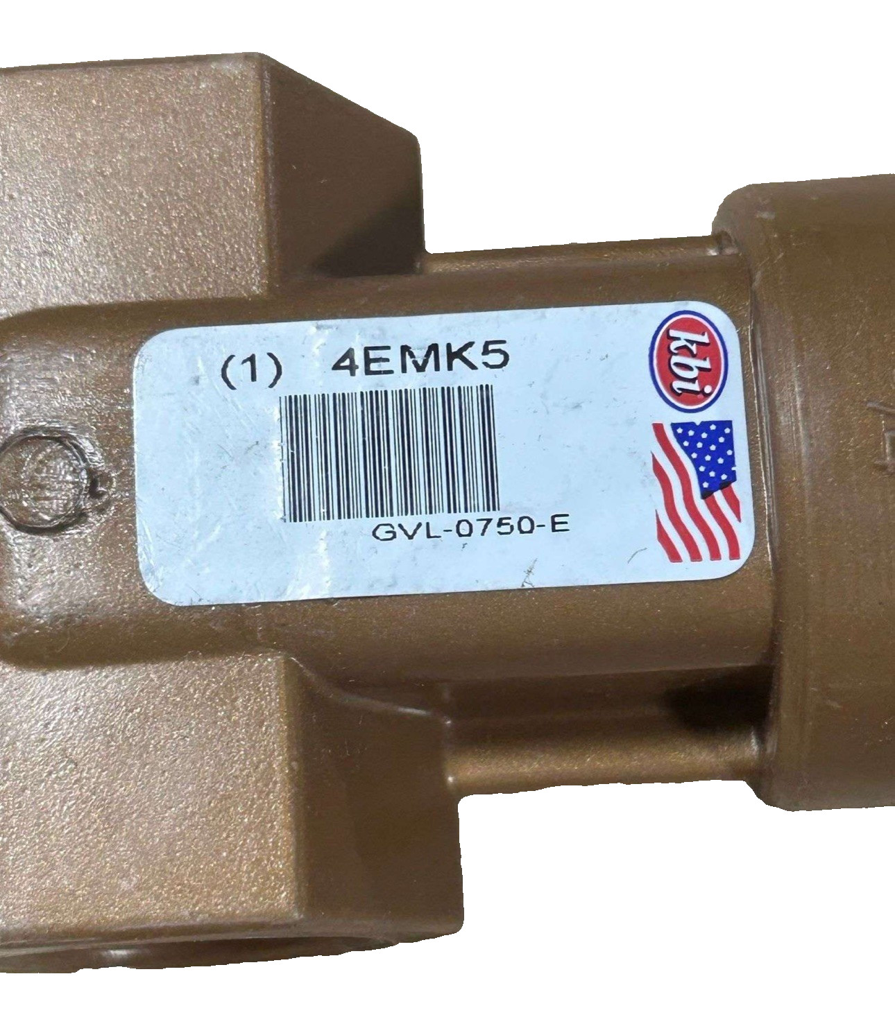 kbi Gate Valve 3/4 Female Threaded Handwheel Lot of 4 Brown Plastic GVL-0750-E