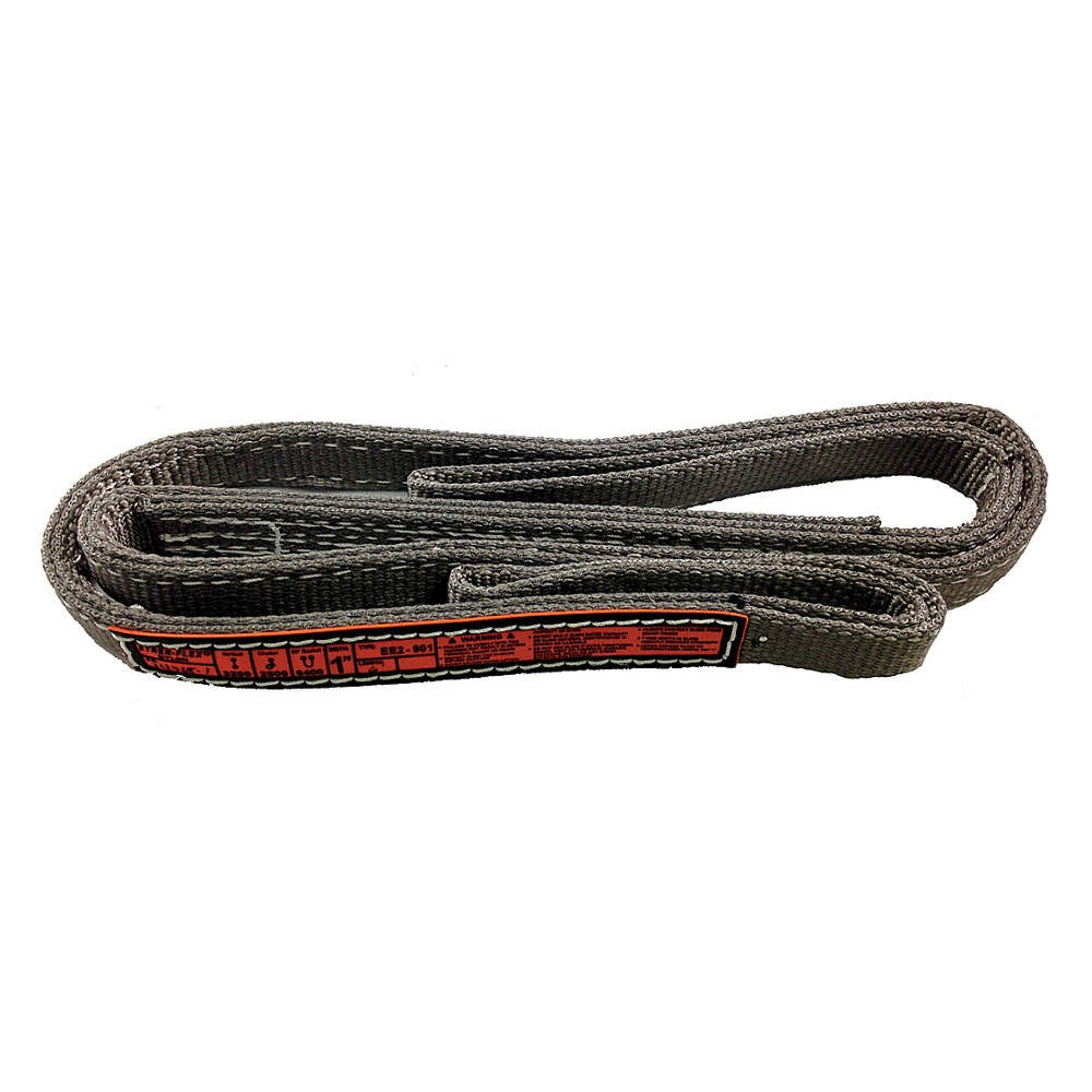 STREN-FLEX EEF-2-901ME-08 Web Sling,Flat Eye,8 ft L,6,400 lb Cap. 31XD53