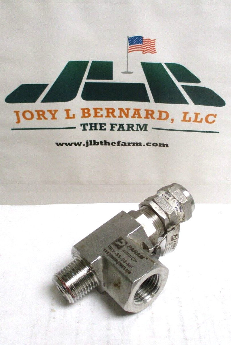 PANAM , PRV-SS-08-MM , RELIEF VALVE , 1/2″ MxF NPT , SET @ 142-149 PSI