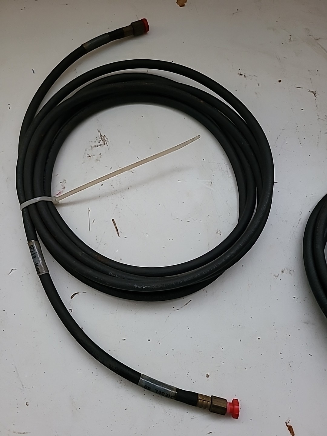 Parker DL604 1/4 ID SAE 400PSI 15ft Diesel 69 Line