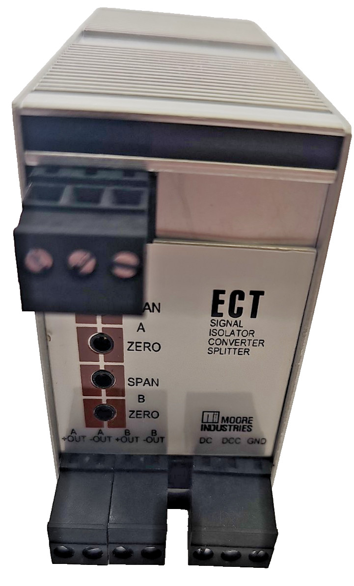 Moore ECT/4-20MA/2X4-20MA/24DC-TX Signal Isolator Converter Splitter DIN-Rail