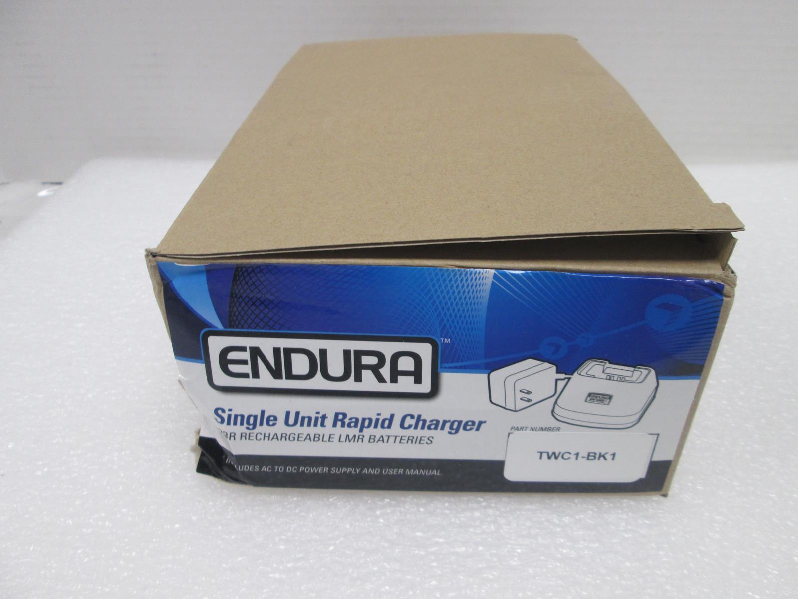 ENDURA TWC1-BK1. SINGLE UNIT RAPID CHARGER FOR BK RADIO