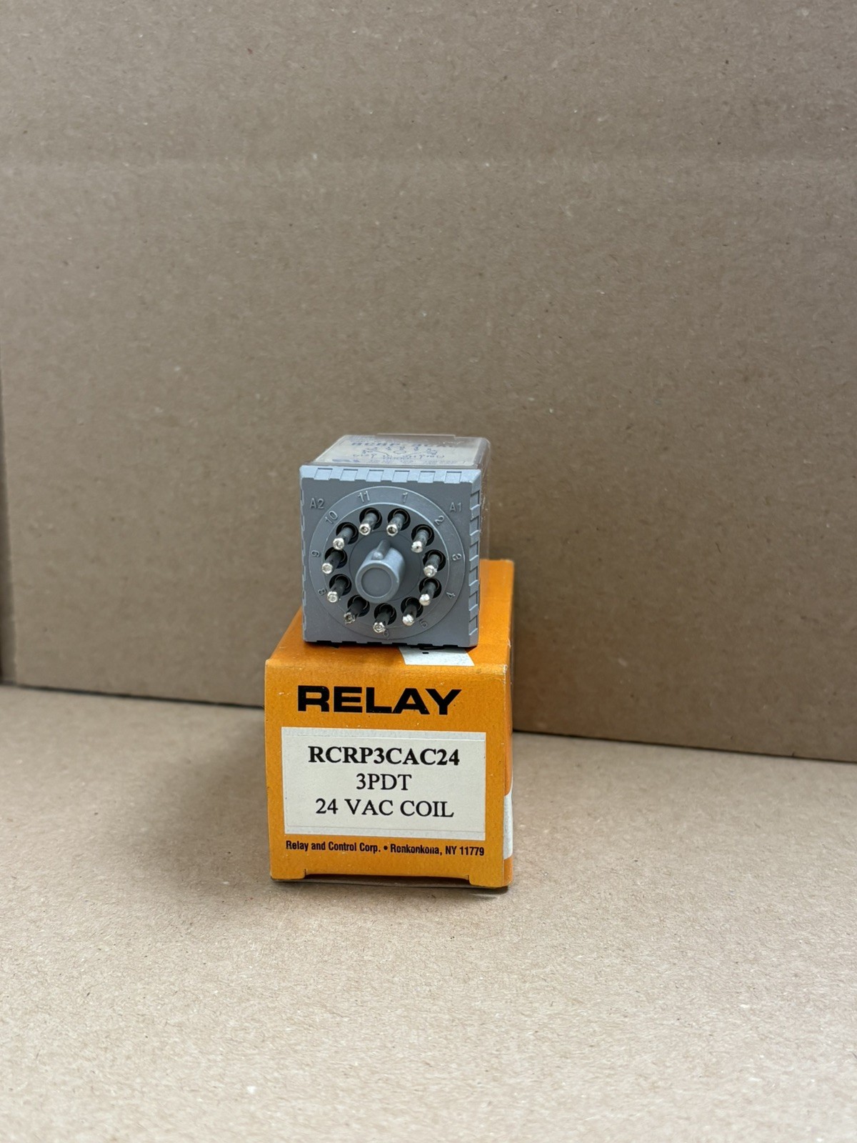 RCRP3CAC24…3PDT 24V AC 11 PIN RELAY
