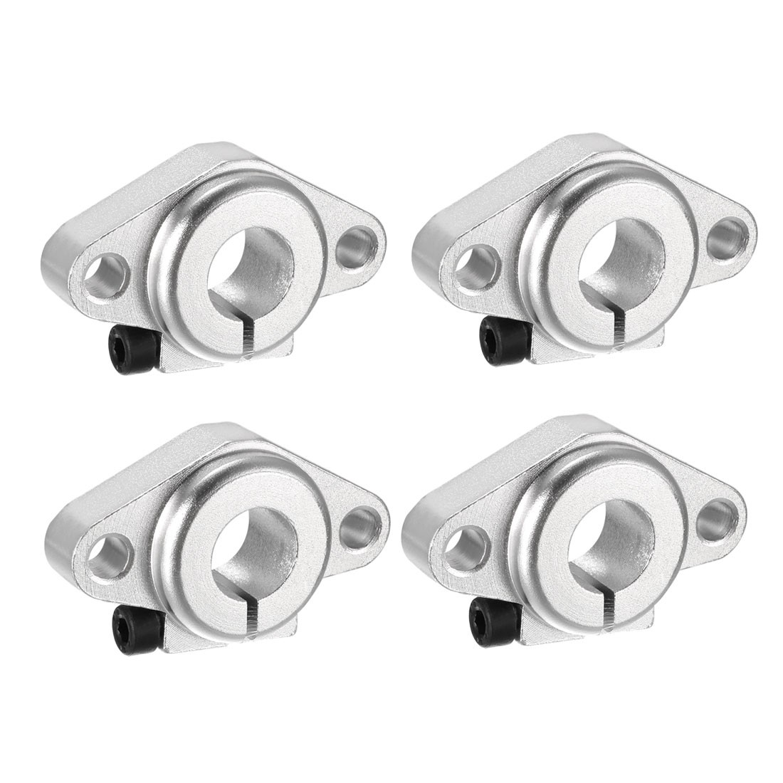 4X SHF12 Linear Motion Rail Clamping Rod Rail Guide Support for 12mm Dia Shaft