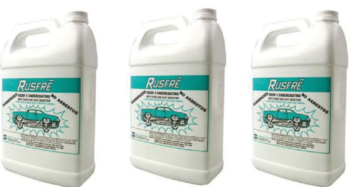 Rusfre Automotive Spray-On Rubberized Undercoating Material Part Rus-1 (3 Pack)
