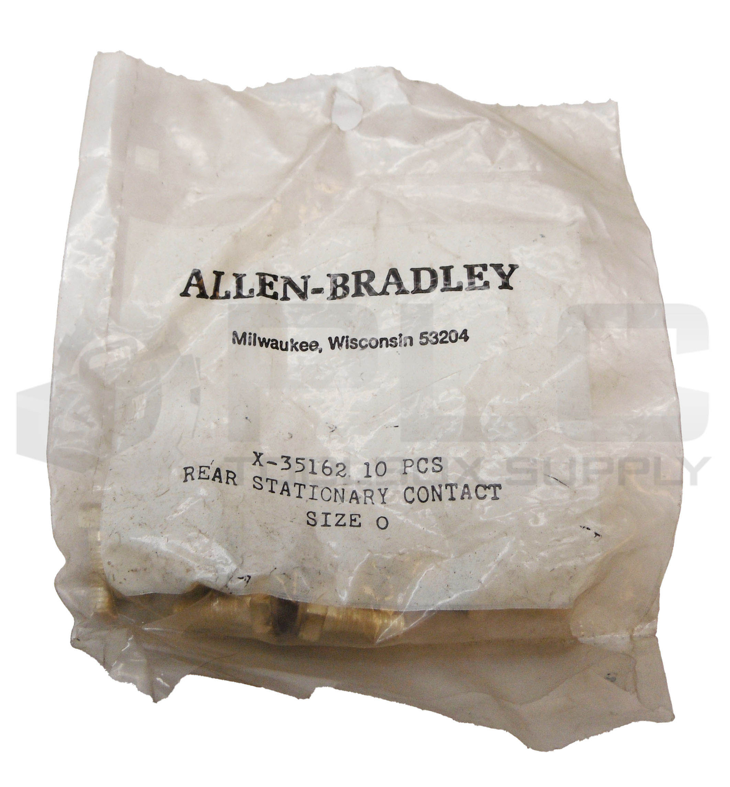 LOT OF 2 SEALED NEW BAG OF 10 ALLEN BRADLEY X-35162 STATIONARY CONTACT TOTAL 20
