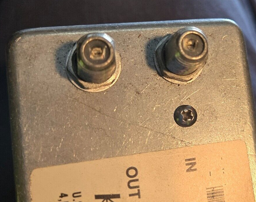 Used Pair of Polyphasers IS-SB75F 400-1400 MHz 75 Ohm Type G Female