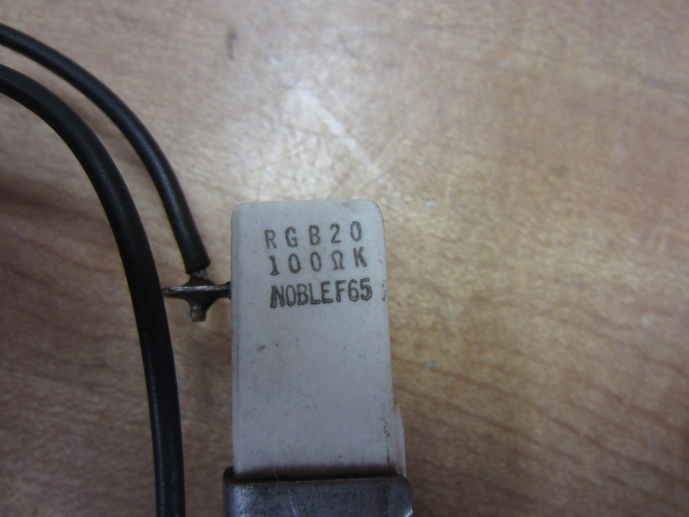 Noble RGB20 Cement Filled Fixed Resistor 20W 100 Ohm K