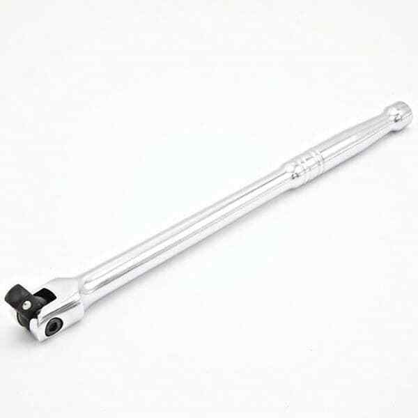 Crescent CRW15N Breaker Bar: Polished Chrome Finish,
