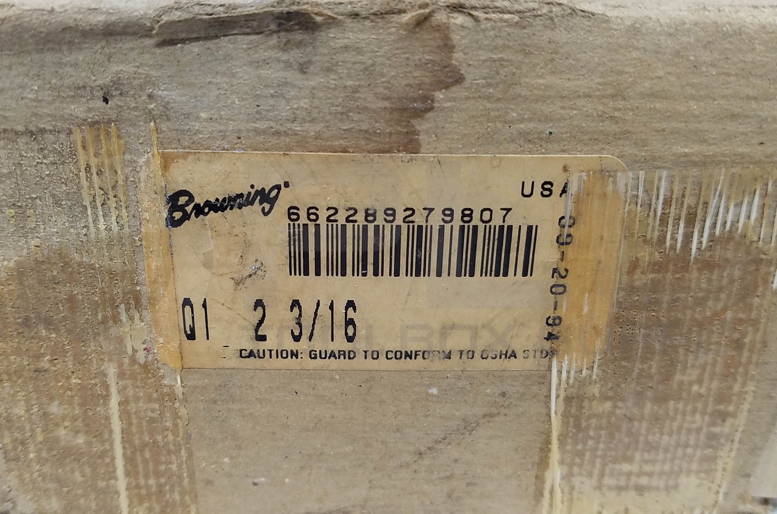 SEALED NEW BROWNING Q1 2 3/16 SPLIT TAPER BUSHING 2-3/16″ BORE, Q1-2-3/16