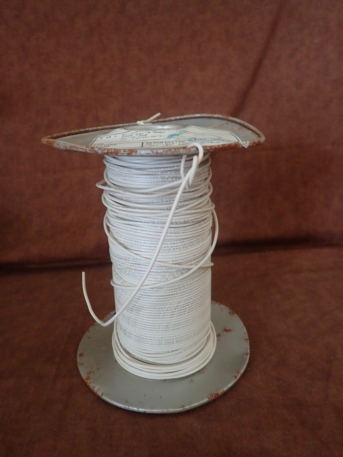 International Wire – White PVC HOOK-UP WIRE – TINNED COPPER 22 AWG – 500Ft
