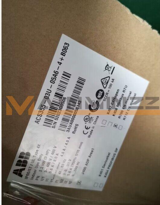1PC ABB inverter ACS355-03U-05A6-4+B063 NEW