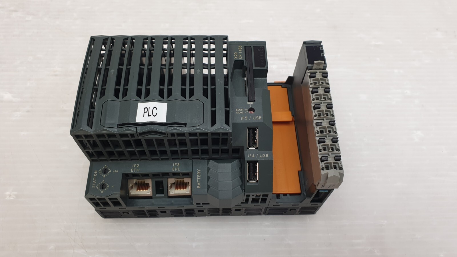 B&R Automation X20 CP 1486 Rev. H0 Central Processing Unit (CPU) Module