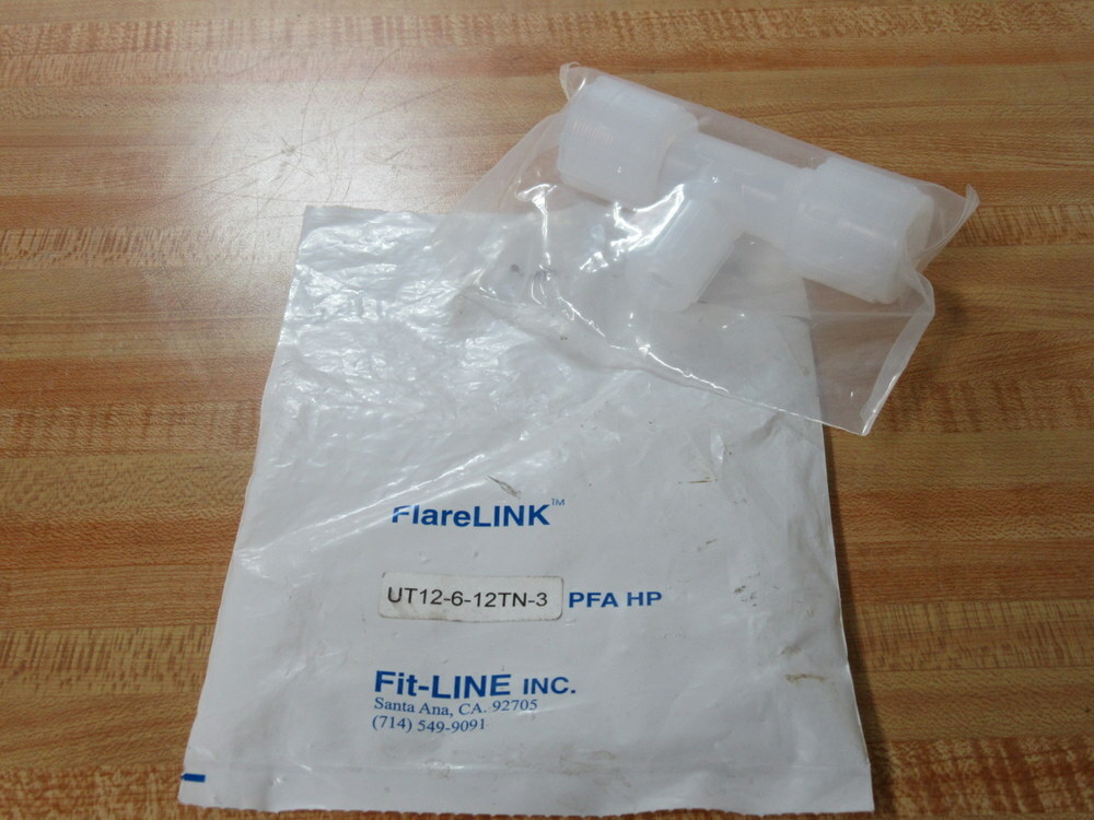 Fit-Line UT12-6-12TN-3 Union Tee Tight Flare UT12612TN3