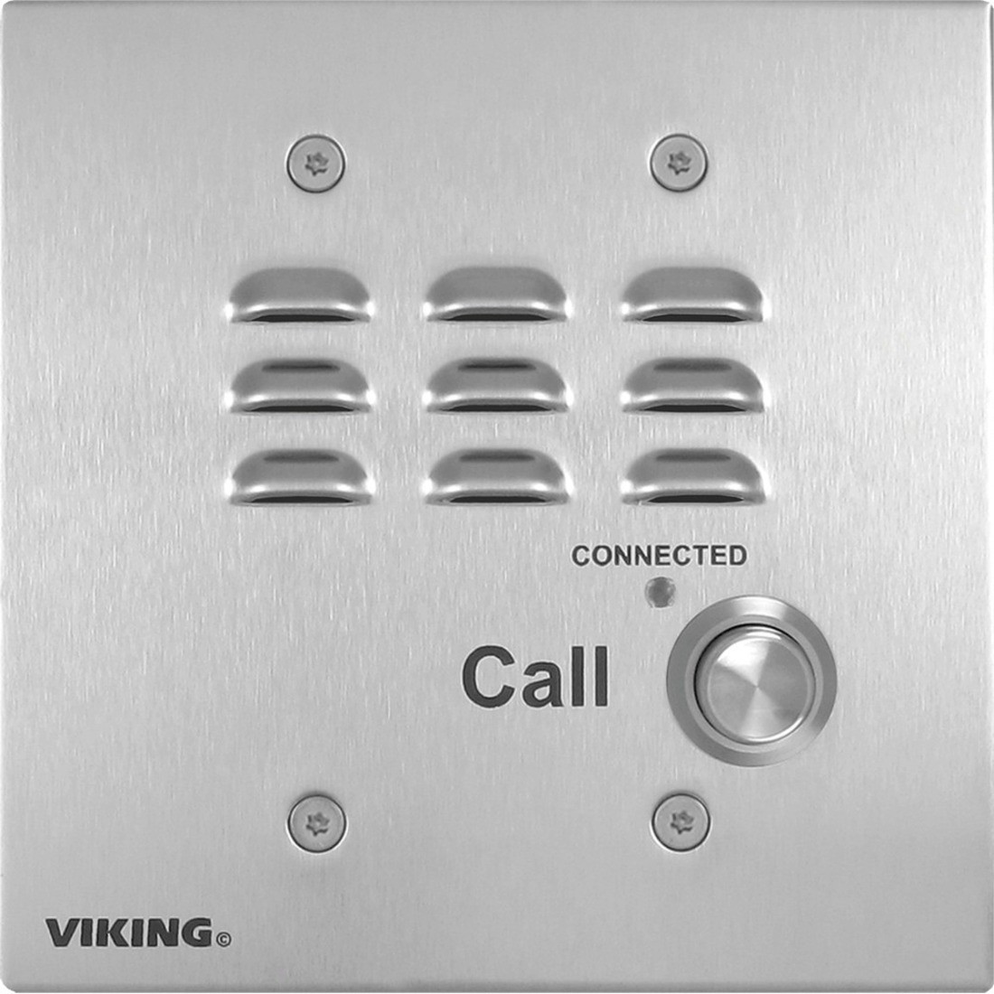 Viking Electronics Stainless Steel Handsfree Speaker Phone with EWP (e-32-ewp)