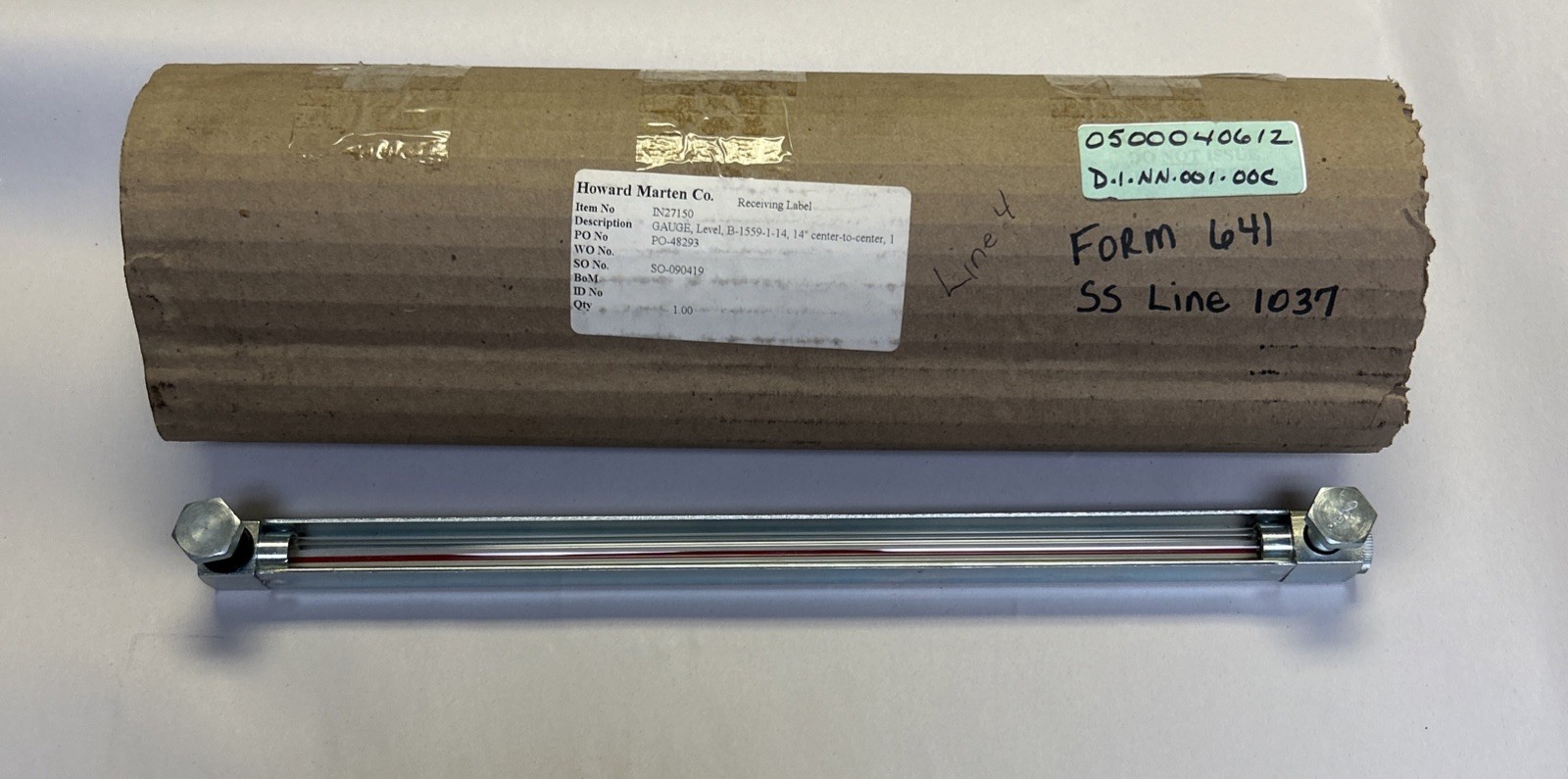 HOWARD MARTEN,B-1559-1-14,LEVEL GAUGE NOS