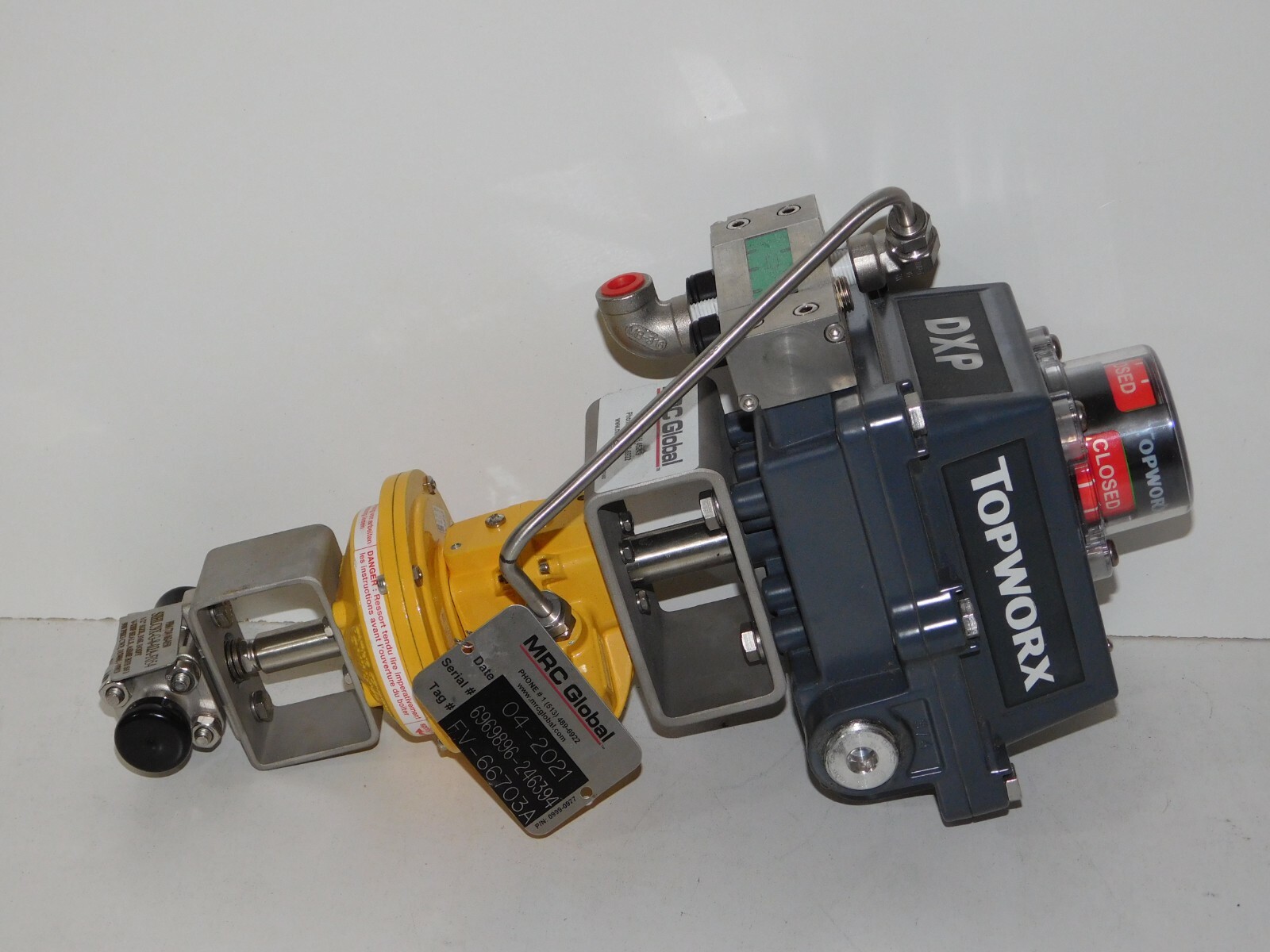 New TopWorx DXP-L2WGS4B1621 Actuator Pneumatic Kinetrol Ball Valve Controller