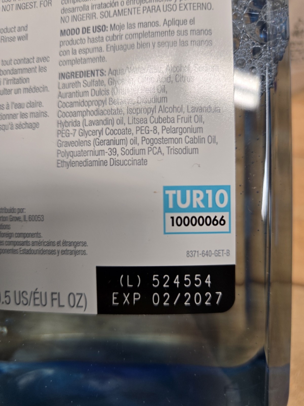 PURELL Foam Handwash Soap (2 Pack) 40.5 fl oz 8371-02 Light Blue BB 02/27