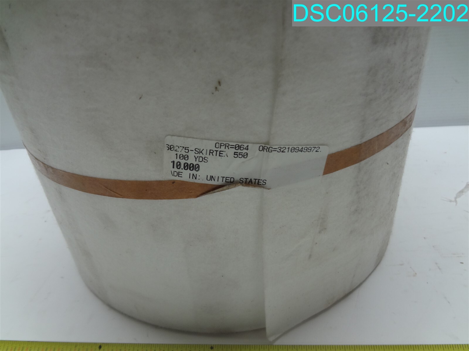 10″x100yds Skirtex 550 Upholstery Skirt Stiffener 60275, OPR=064 ORG=3210949972