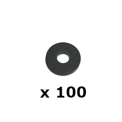 Western Enterprises CO-5 Flat Fiber Washer, Pack of 100, For CGA-320.