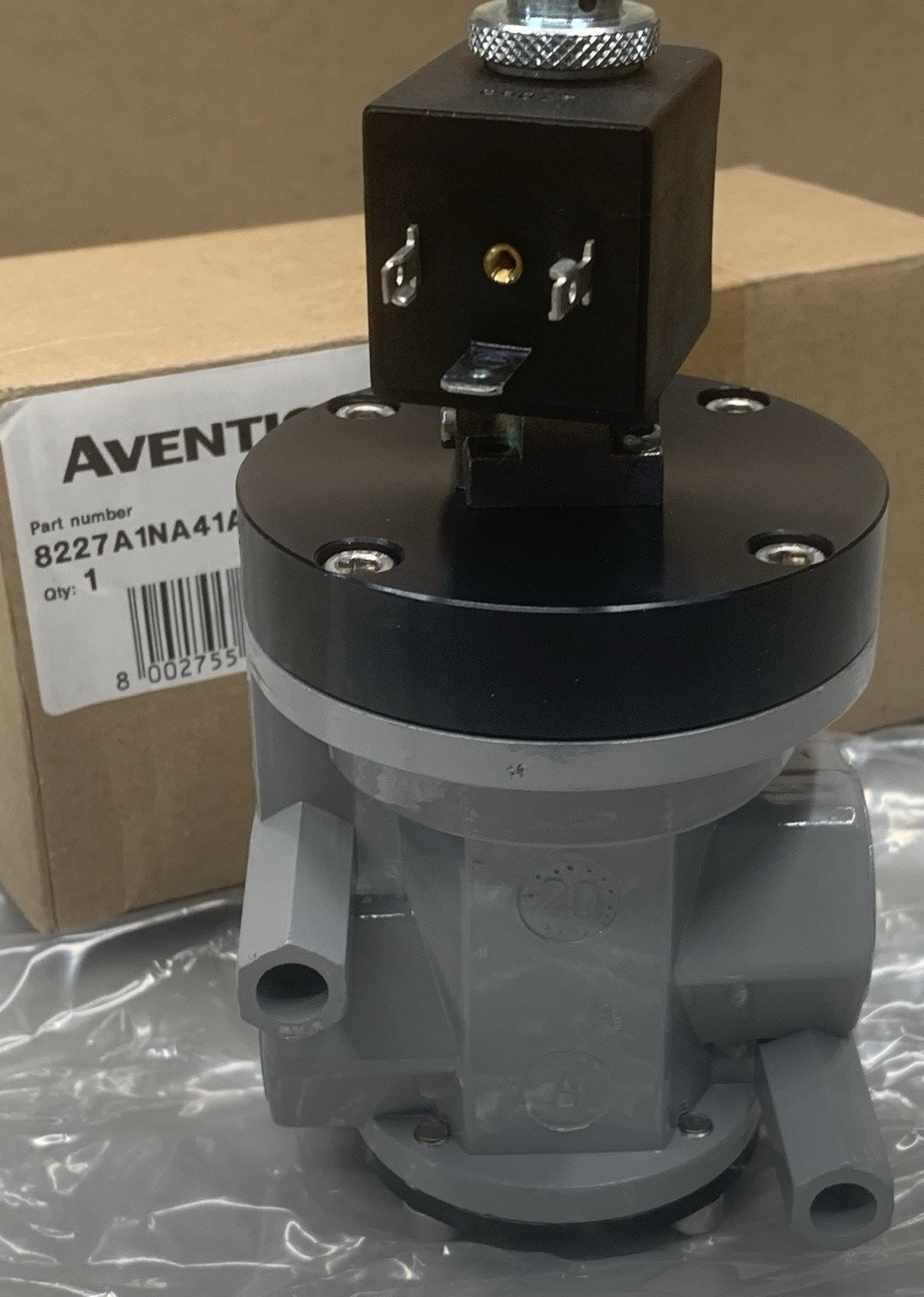 AVENTICS 8227A1NA41A00F1 POPPET VALVE 1/2″ PORTS **NEW**