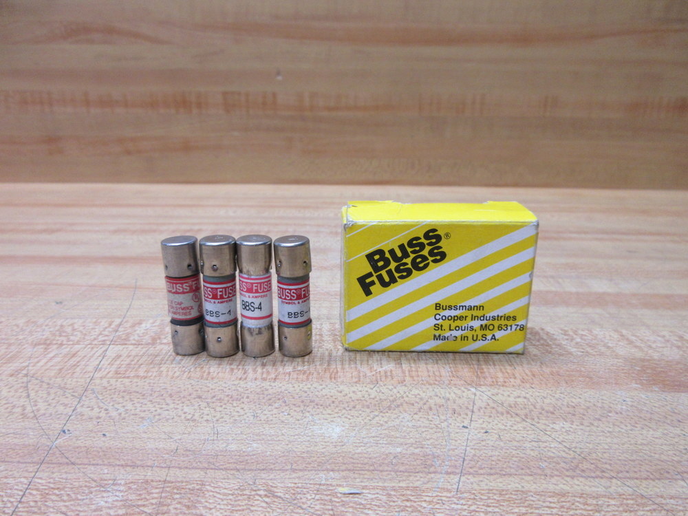 Buss BBS-4 Bussmann Fuse Cross Ref 1CT11 (Pack of 4)