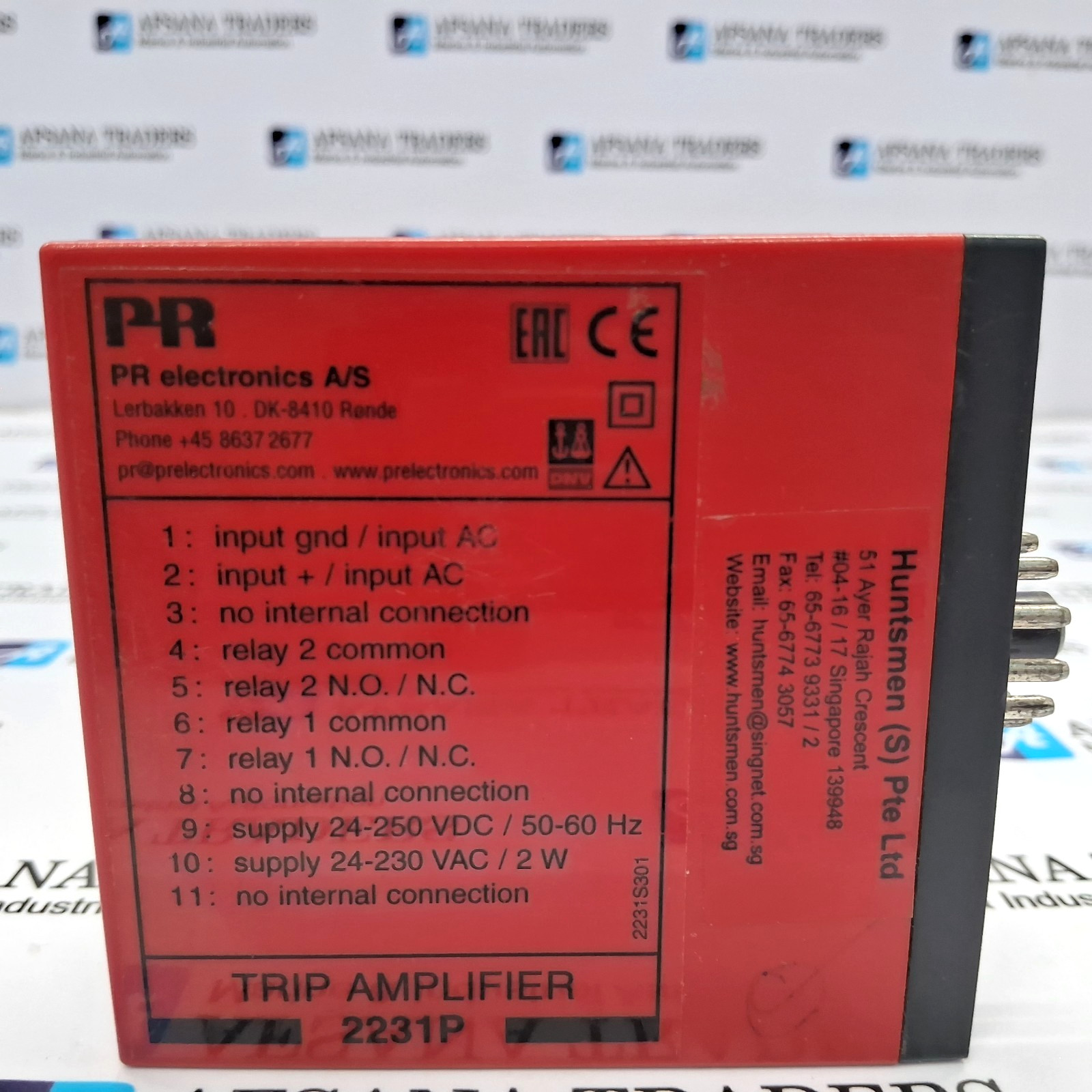 PR ELECTRONIC 2231 TRIP AMPLIFIER 2231P