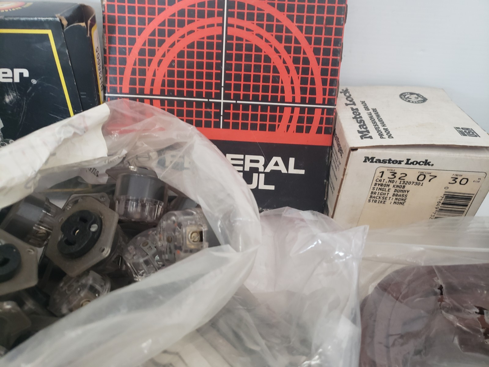 LARGE ASST. PARTS MASTER, FEDERAL, MASTER LOCK, HOFFMANN, T&B & OTHER INDUSTRIAL