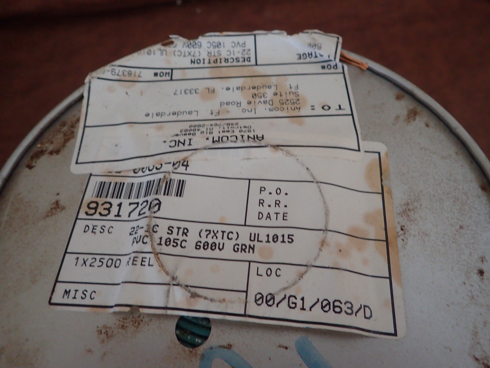 International Wire – Green PVC HOOK-UP WIRE – TINNED COPPER 22 AWG – 500Ft