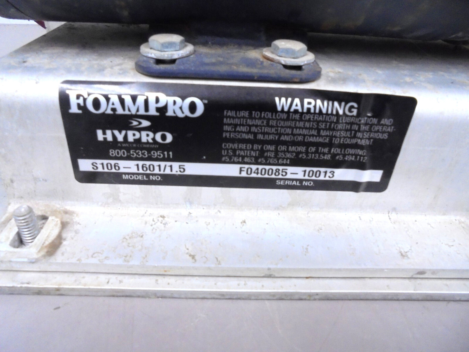FoamPro Hypro S106-1601/1.5 Class A Series Foam Injector