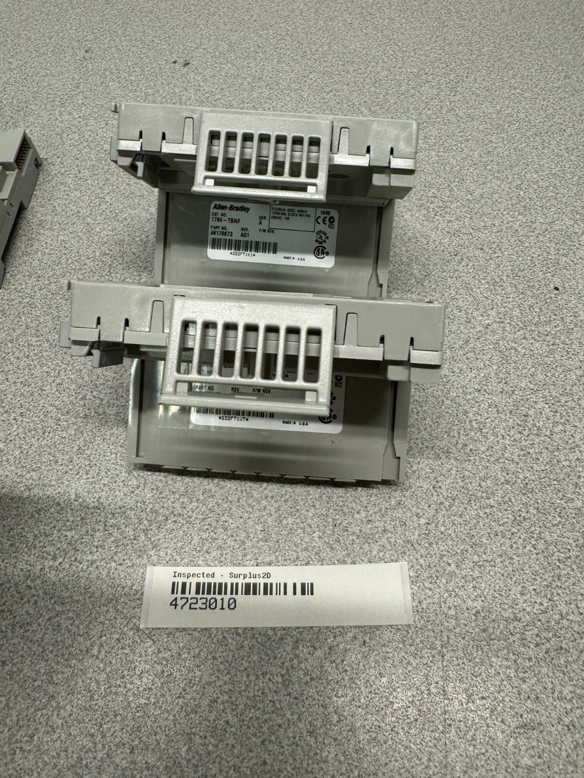 Allen-Bradley 1794-TBNF SER A Flex Terminal Base Module 1794TBNF