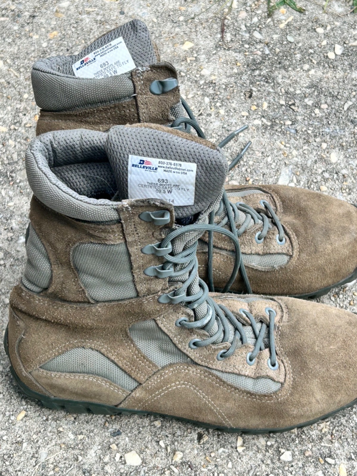 Belleville 693 Combat Boot 9.5W Coyote