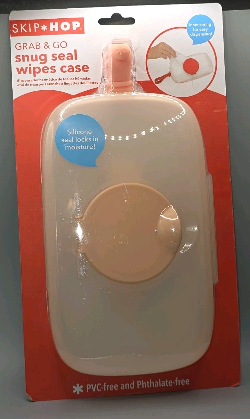 Skip Hop Grab & Go Snug Seal Wipes Case Holds up to 40 Wipes P/N 234153