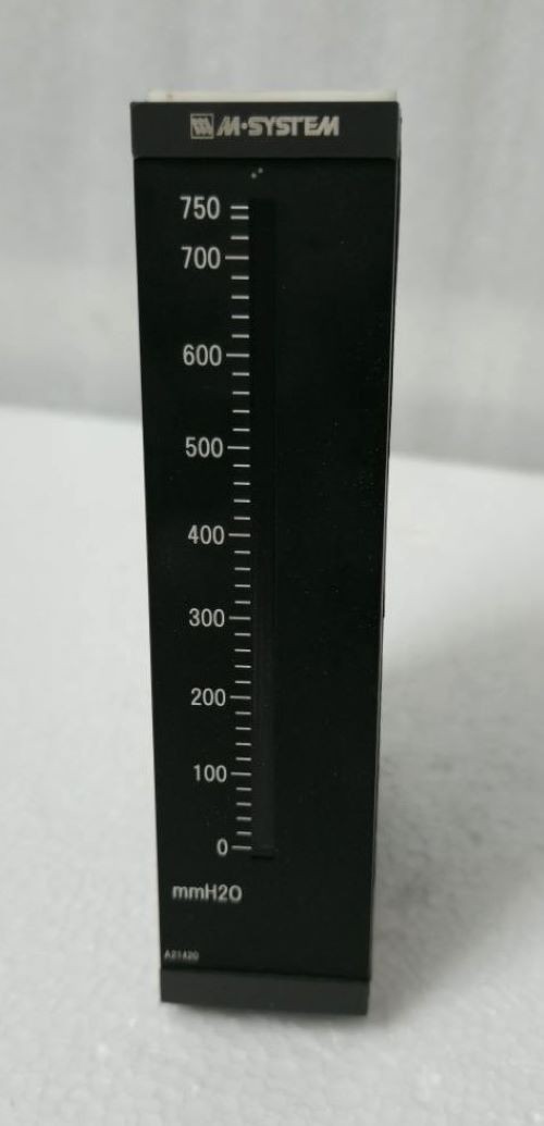 M SYSTEM 48NV 1YVA R 24VDC DUAL A 21420 MMH20 0TO 750MM BARGRAPH INDICATOR #4