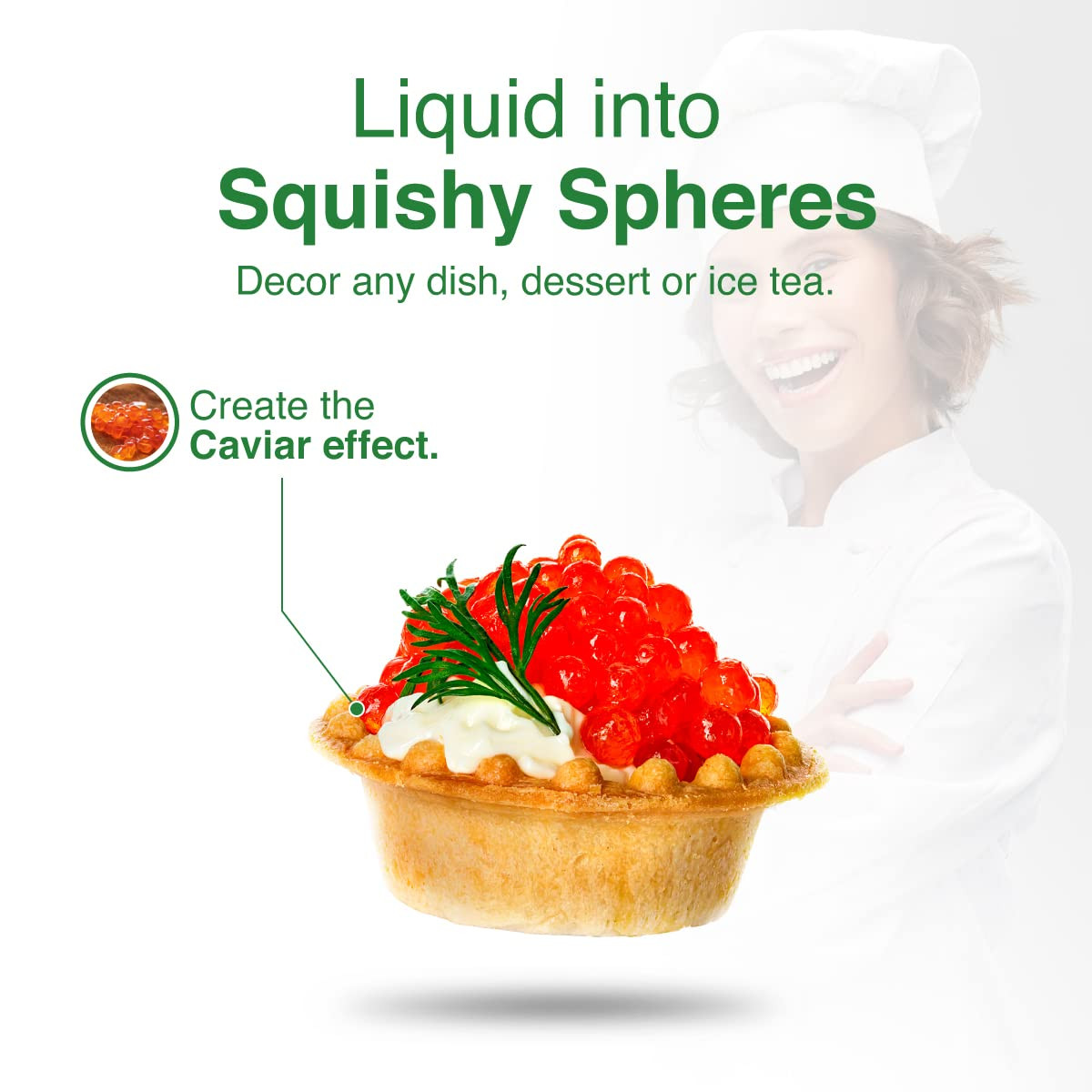 Sodium Alginate 100% Food Grade | Natural Thickening Powder & Gelling Agent for