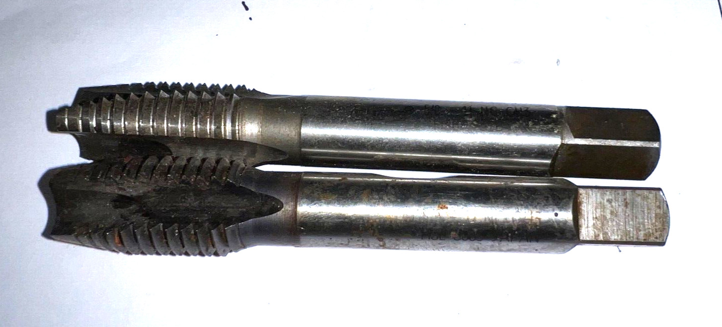 OSG HY-PRO PLUG TAP 3 FLUTE 5/8″-11 NC GH3 1-1/4″ LOC 3-7/8″ OAL LOT OF 2**