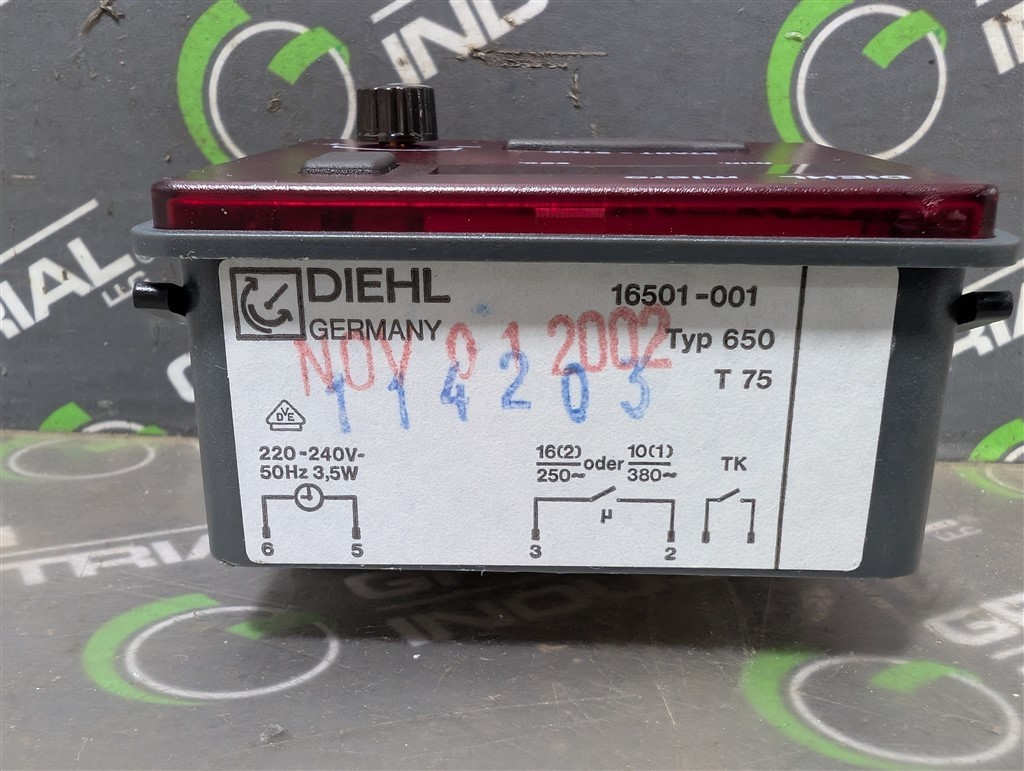 USED Diehl 16501-001 Commande Series Process Controller Type 650 220-240V