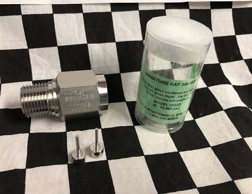 Miniature Ray Snubber 023SS, 0-15000 PSI, Shipsameday#1542B1