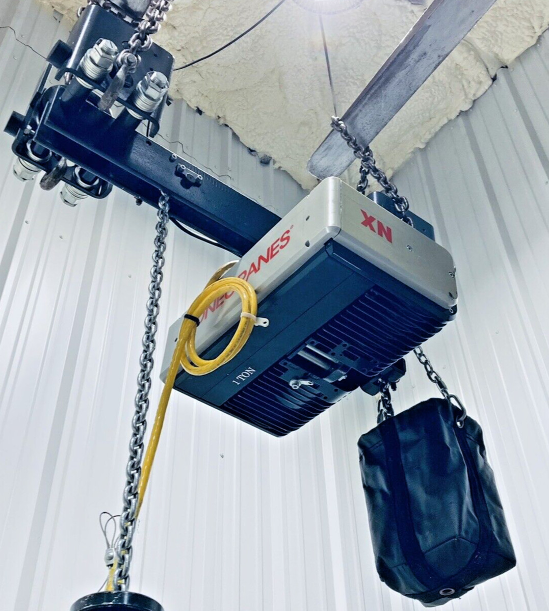 KONECRANES XN10100015P16S1C 3/4-TON ELECTRIC CHAIN HOIST 1.5HP 460V 3PH 16FPM