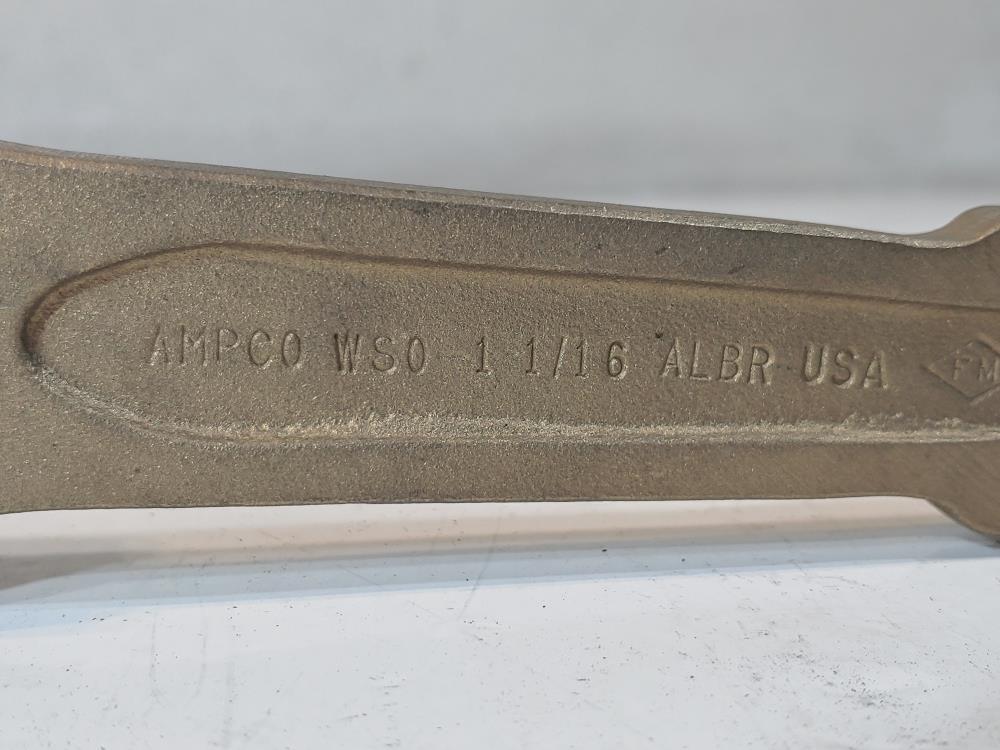 Ampco 1-1/16″ Aluminum/Bronze Open End Wrench