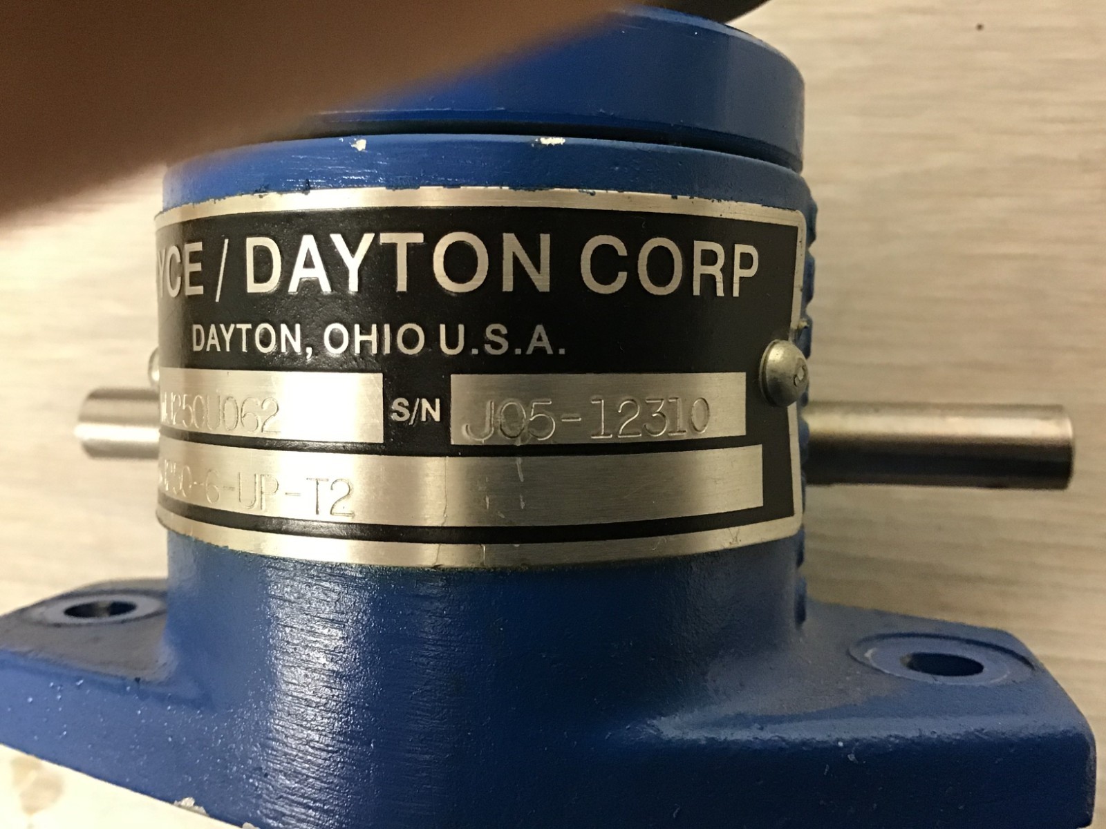 Joyce Dayton WJ250U062 250lbs Miniature 5:1 Wormgear Machine Screw Jack, Single