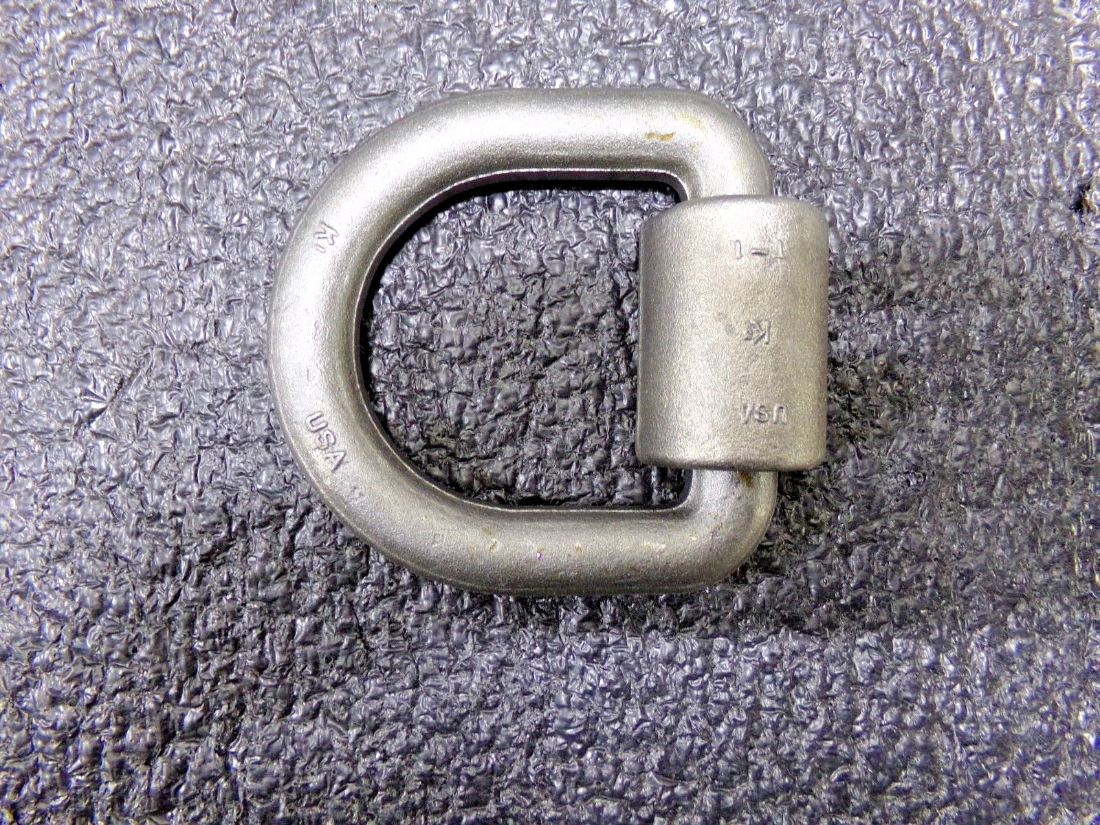 797/797/A 3/4X4.5X4.5 D-RING W/CLIP QIA (RC)