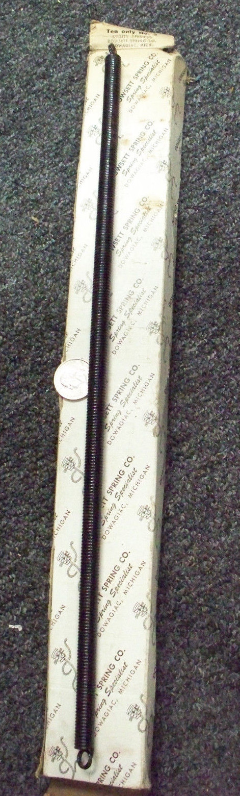 Dowsett spring company general extra long utility spring screen door closer no 5