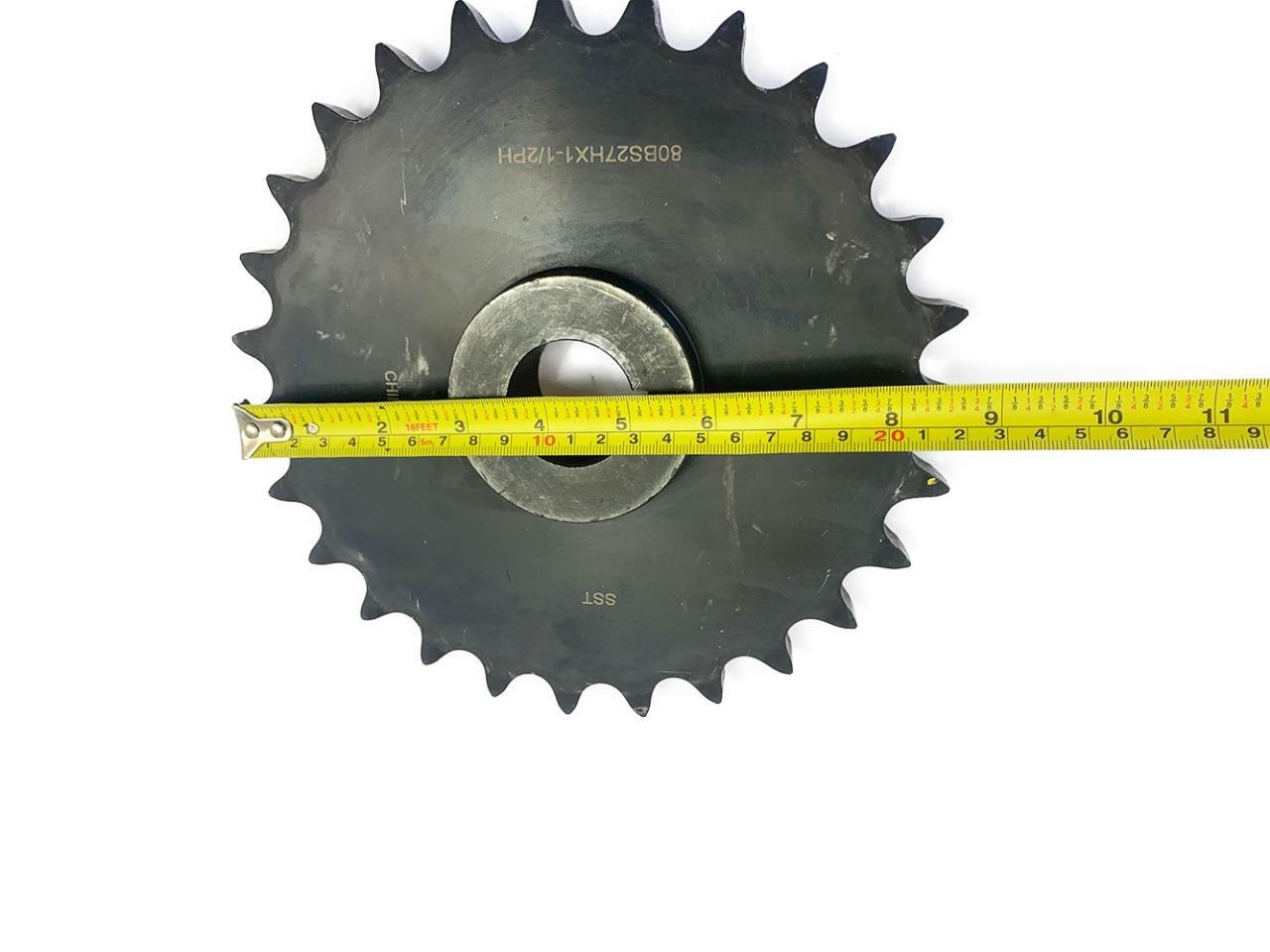 Martin 80BS27HX1-1/2PH Roller Chain Sprocket NEW FREE FAST SHIP